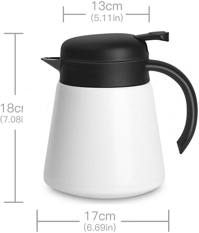 27oz Coffee Carafe 18/10 Stainless Steel/Double Walled Vacuum Insulated Thermal Carafe